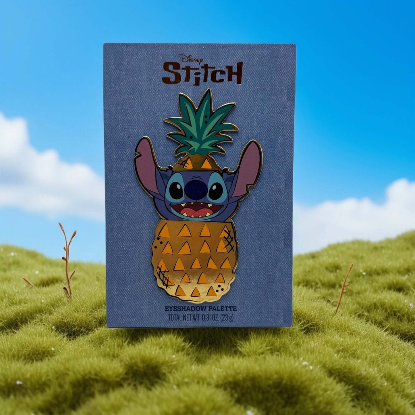 Disney Lilo & Stitch eyeshadow palette in pineapple design