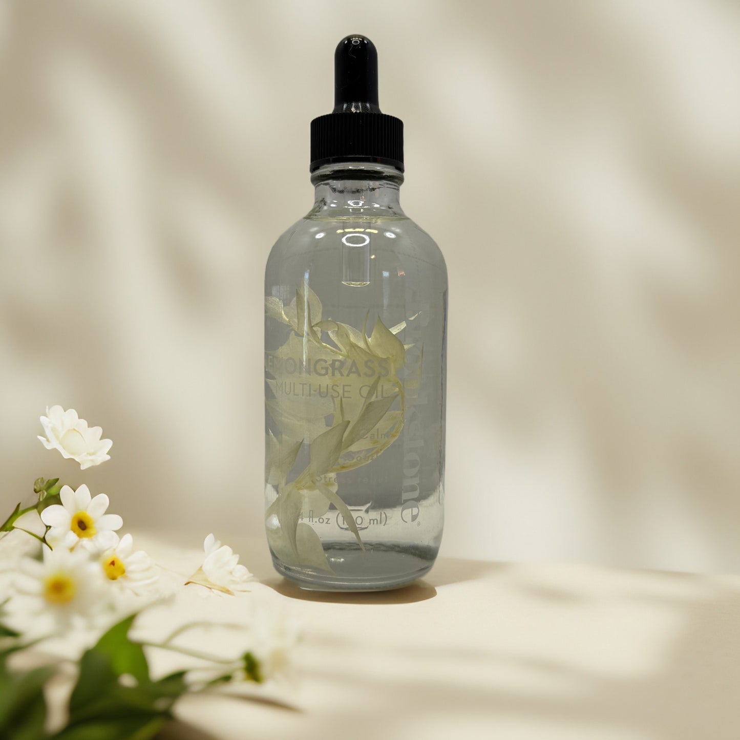 Brookstone Lemongrass MultiUse Oil 4 fl oz, Calm Stress Relief Herapeutic Grade - Queen City Skincare