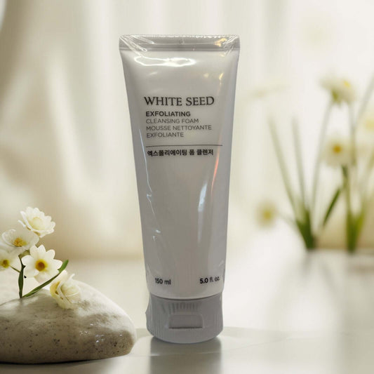 White Seed Exfoliating Cleansing Foam tube by The Face Shop