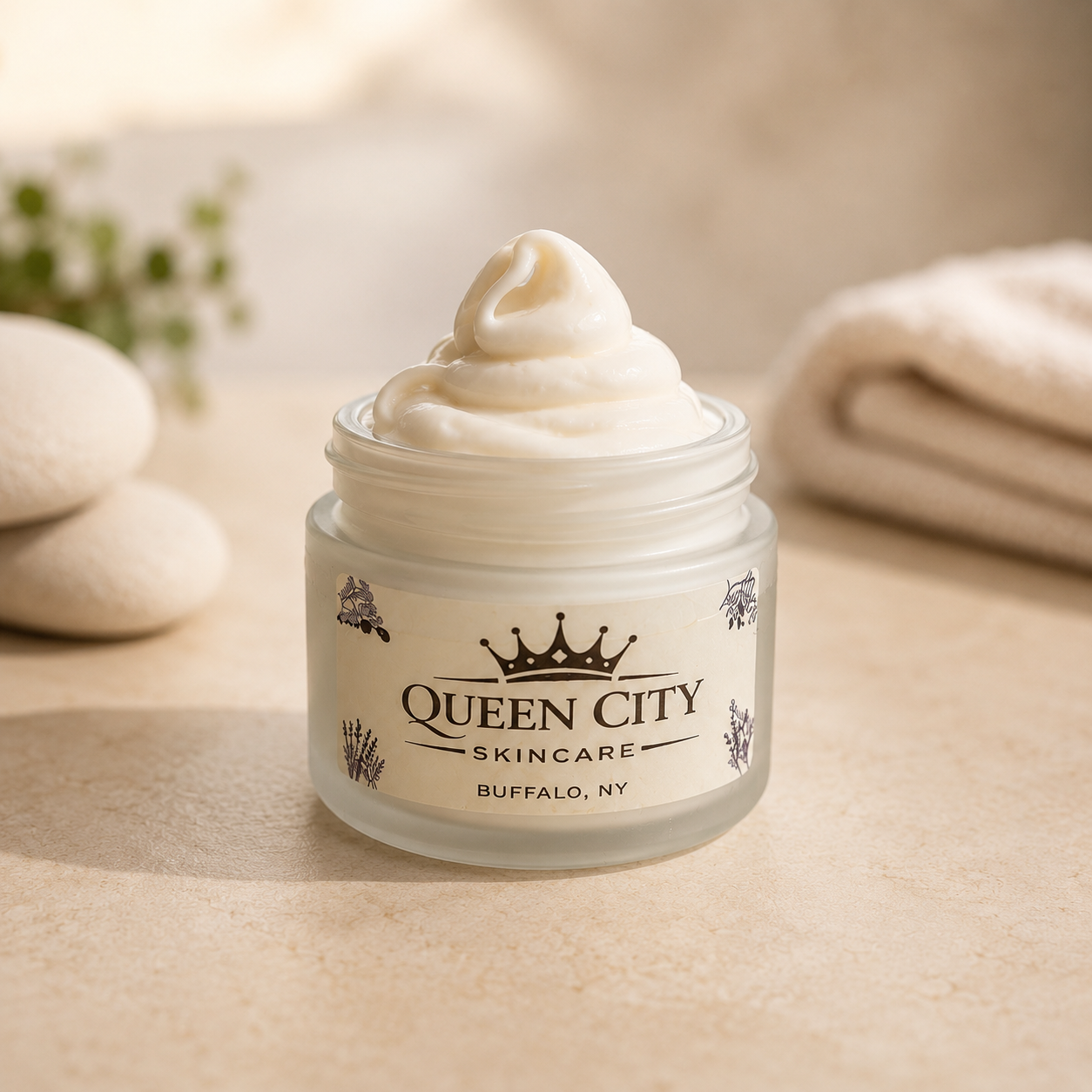 Unscented Hydrating Body Butter, by Queen City Skincare