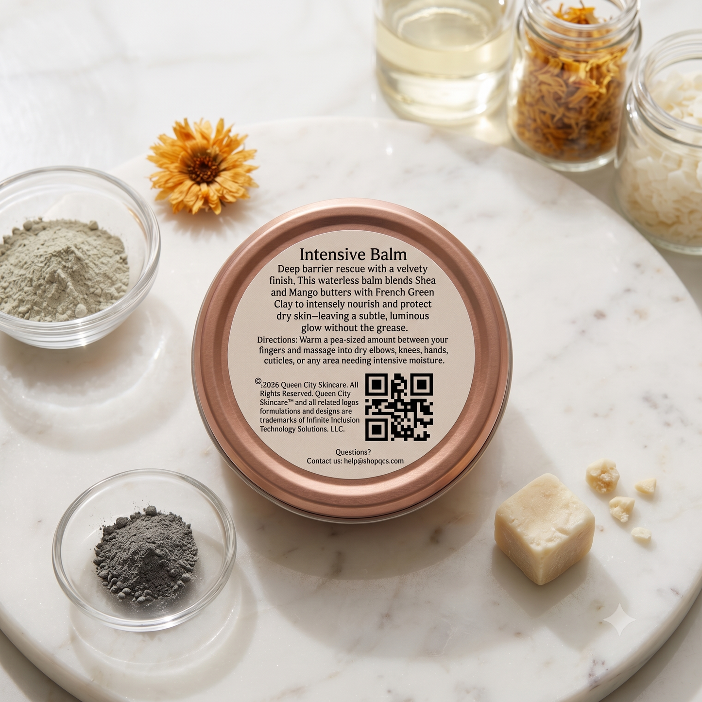 Deep Nourishment | Botanical Body Balm by Queen City Skincare 2 oz