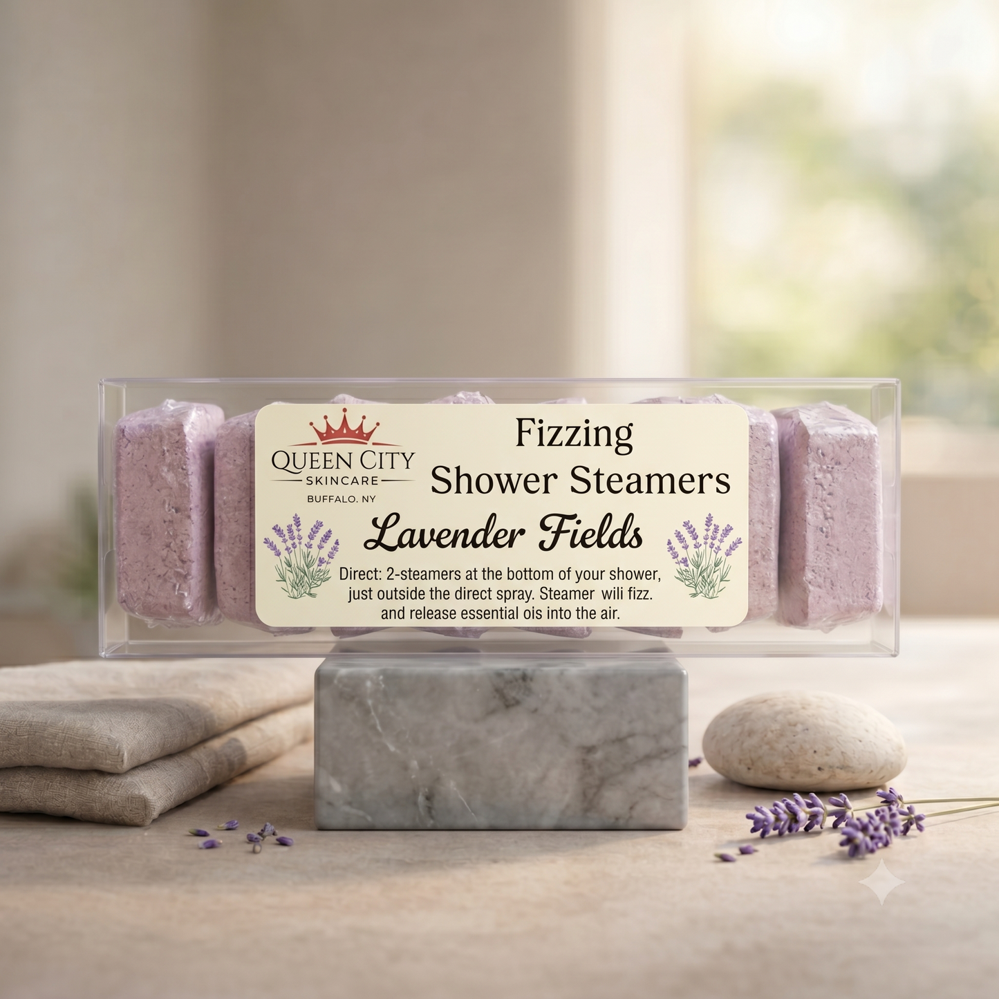 Shower away Stress | Handcrafted, Small-batch Shower Steamers from QCS