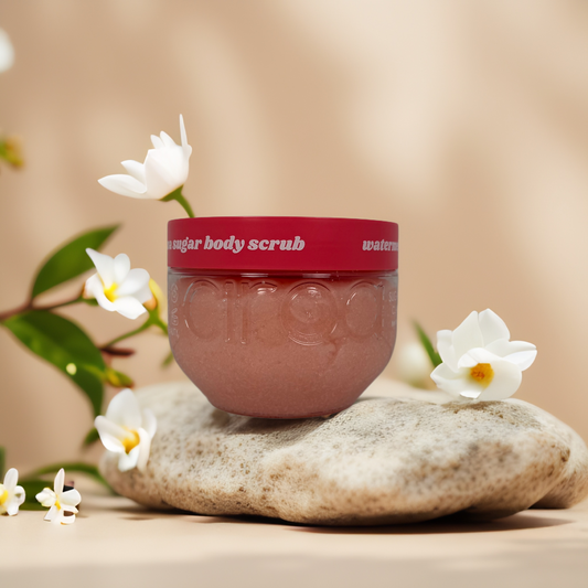 Clarifying Smoothness | Watermelon & Guava Sugar Body Scrub from Circa Beauty – 21.1 fl oz