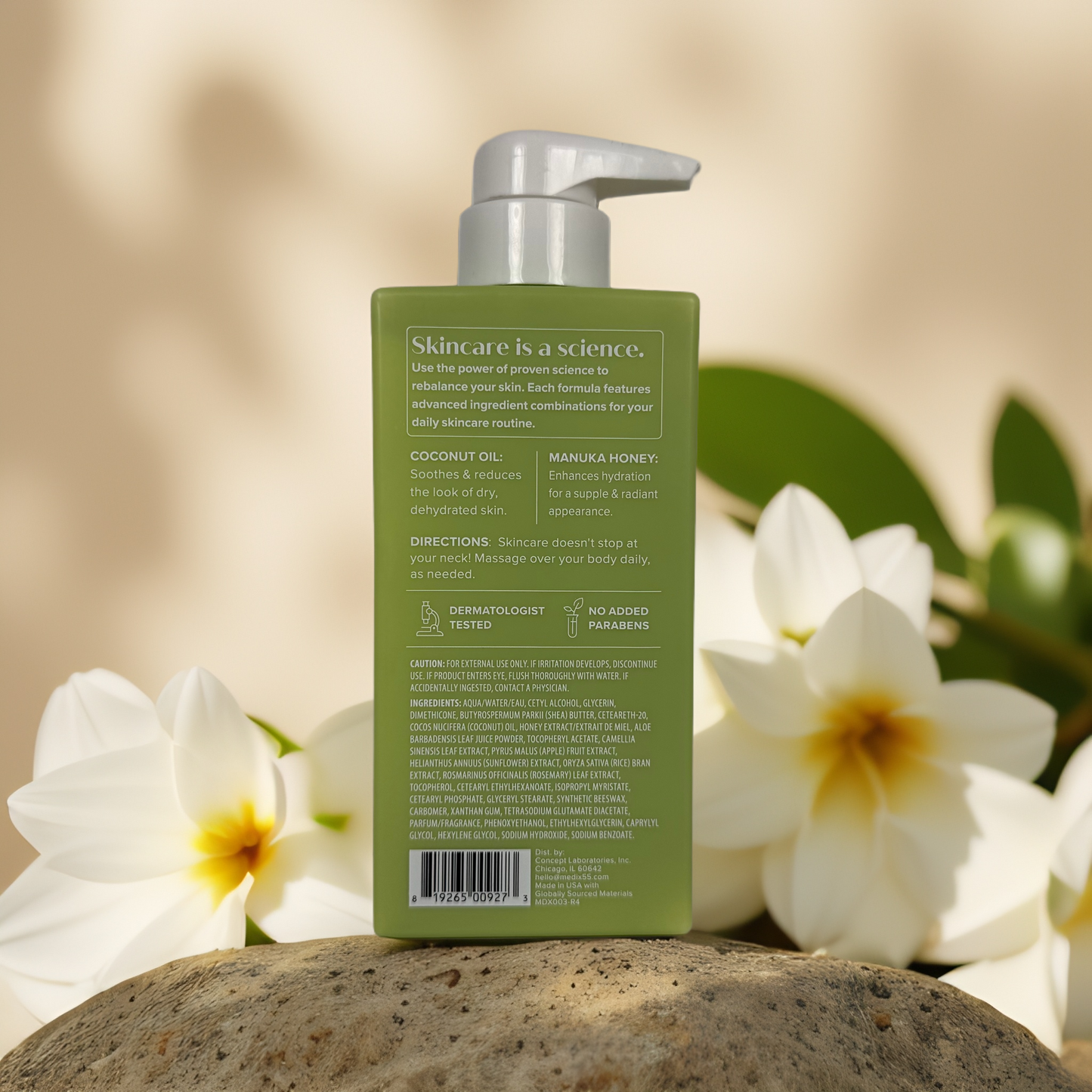 Hydrating Radiance | Coconut Oil + Manuka Honey Body Cream by Medix 5.5 – 15 fl oz