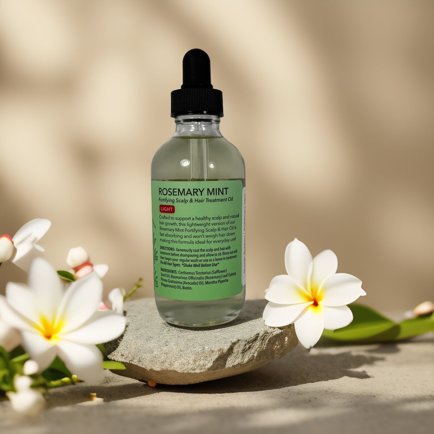 Growth Support | Rosemary Mint Scalp & Hair Oil with Biotin by Olivia Care – 4 fl oz