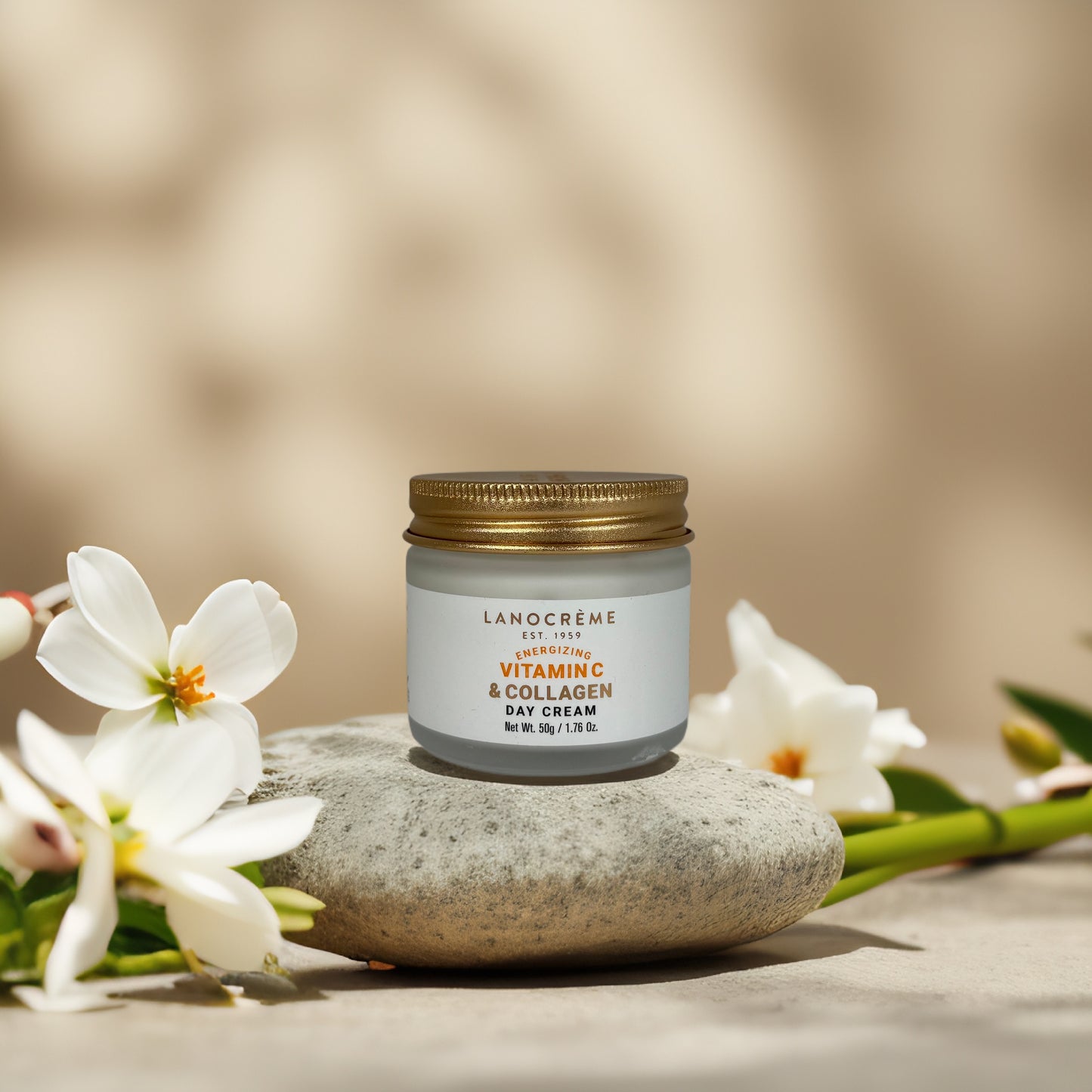 Radiance & Freshness | Vitamin C & Collagen Day Cream by Lanocrème – 1.76 oz