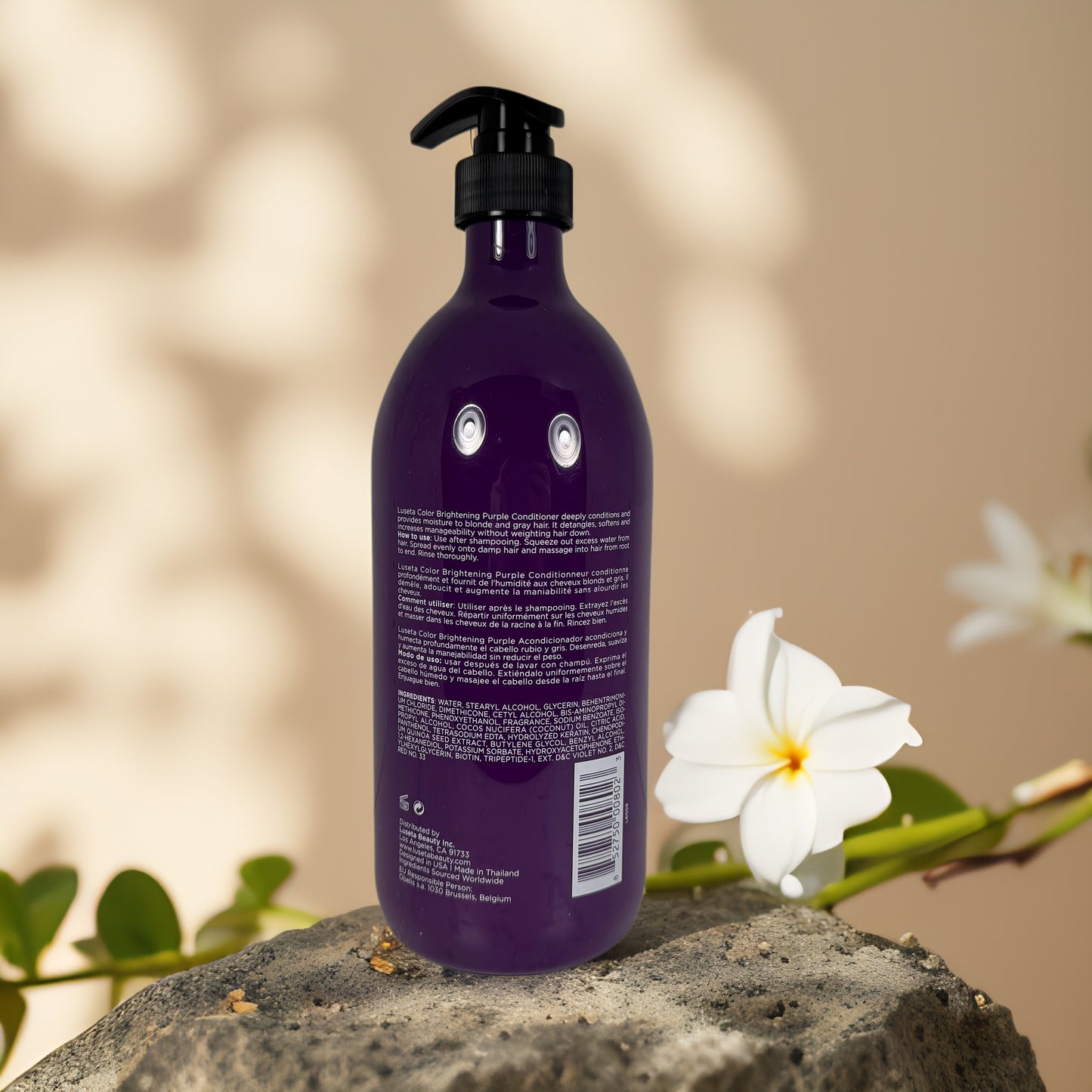Eliminates Brass & Yellow Tones | Purple Conditioner by LUSETA – 33.8 fl oz (1L)