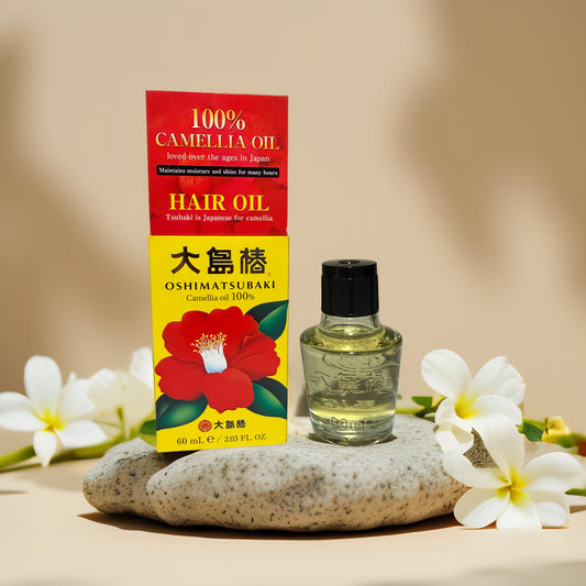 Moisture & Shine Treatment | 100% Camellia Hair Oil by Oshima Tsubaki – 2.03 fl oz