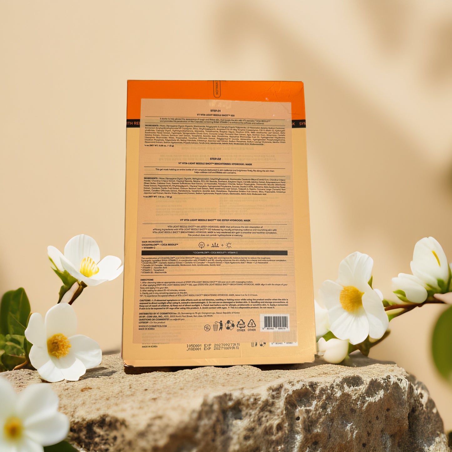 Brightening & Tone Boost | VT Vita-Light Reedy Shot™ 2-Step Mask – 1.16 fl oz