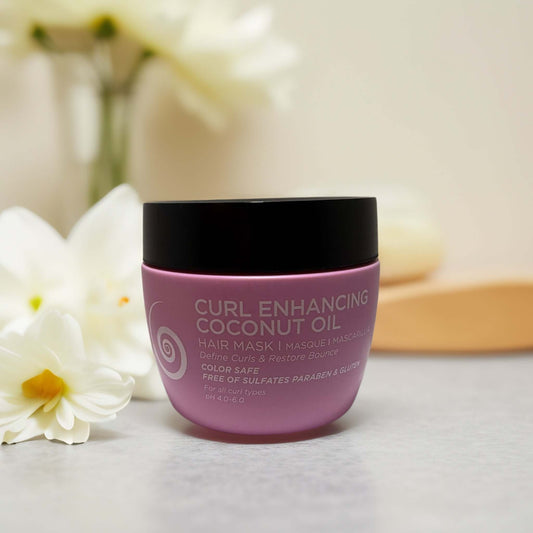 Define & Restore | Curl Enhancing Coconut Oil Hair Mask from Luseta - 16.9 fl oz