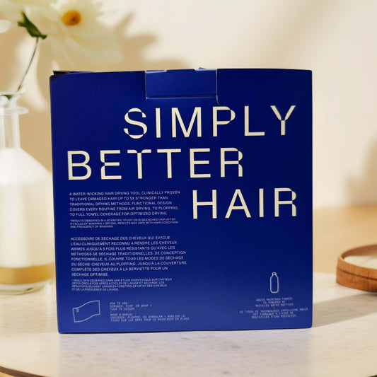 Faster Drying, Less Damage | Hair-Drying Towel from AQUIS - Black