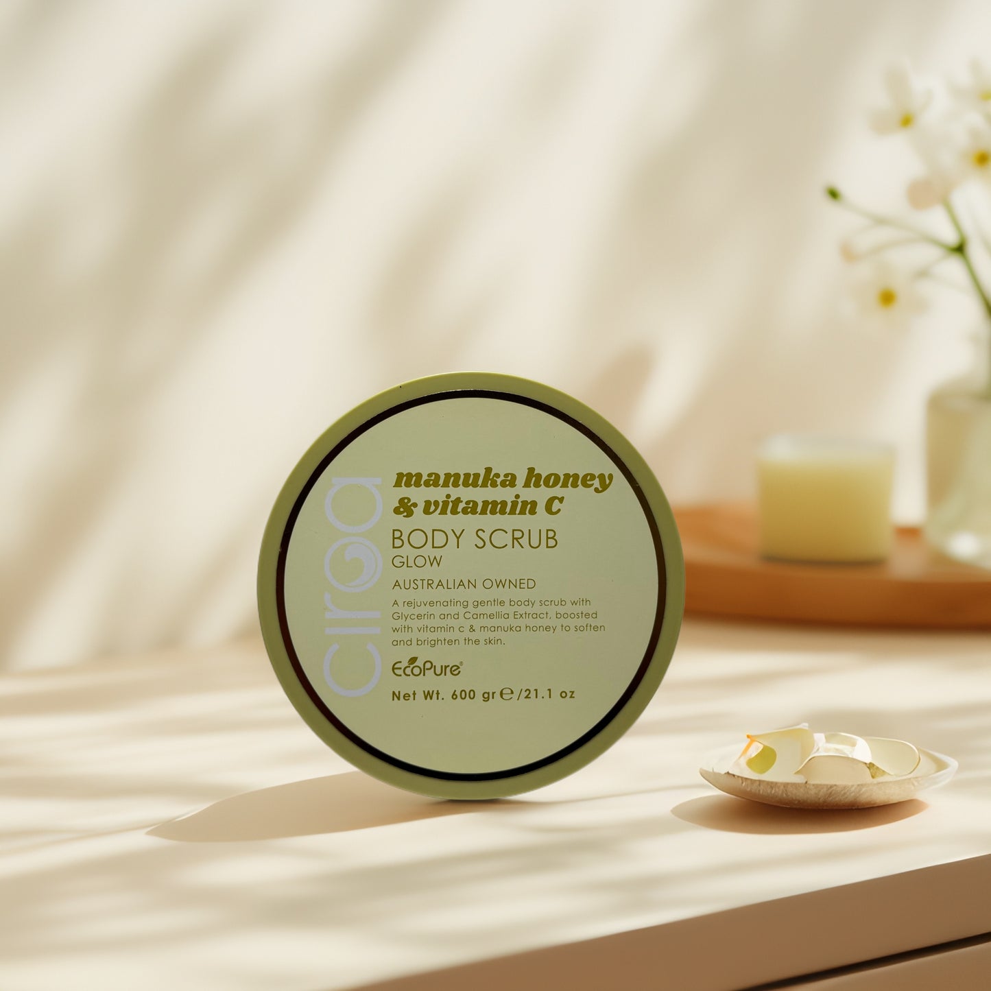 Glow & Smooth | Vitamin C Body Scrub by Circa Beauty – 21.1 fl oz