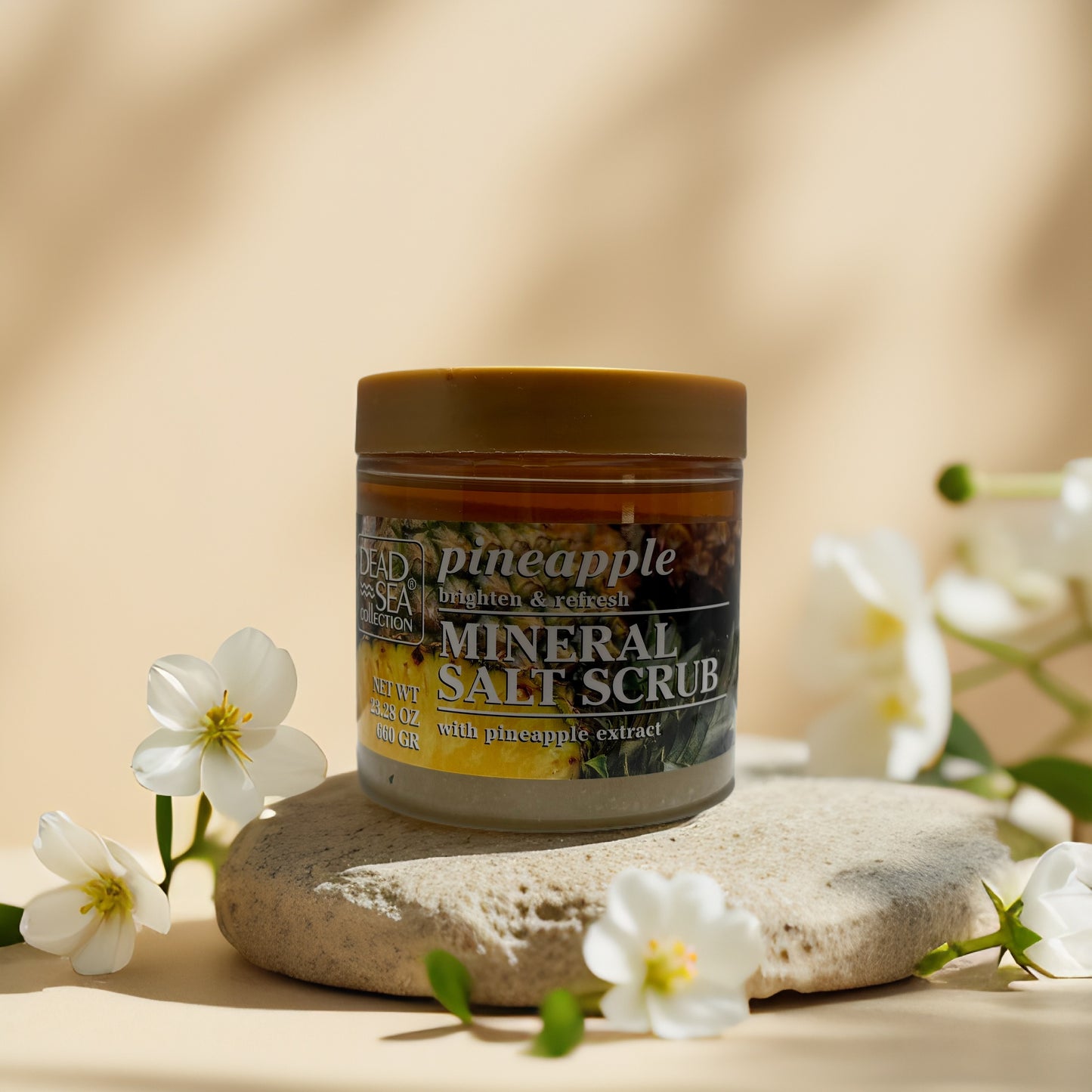 Brightening Exfoliation | Pineapple Mineral Salt Scrub from Dead Sea Collection – 23.3 fl oz
