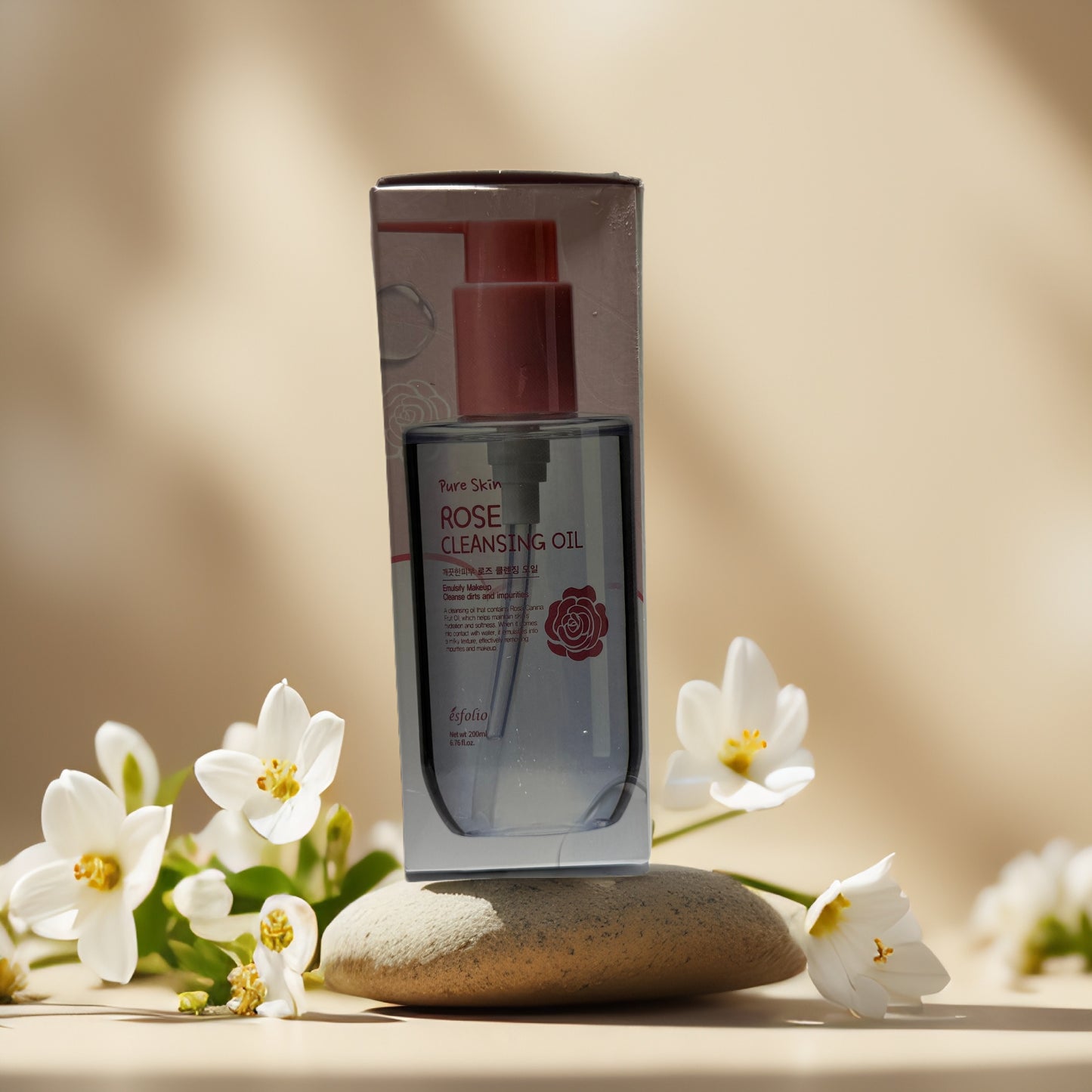 Deep Cleanse & Nourish | Rose Cleansing Oil by Esfolio – 6.76 fl oz