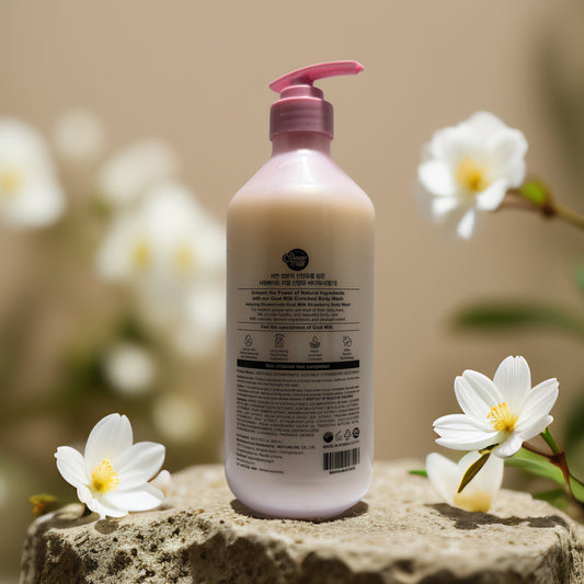 Soothing & Nourishing | Goat Milk Strawberry Body Wash from Shower Mate – 27.1 fl oz