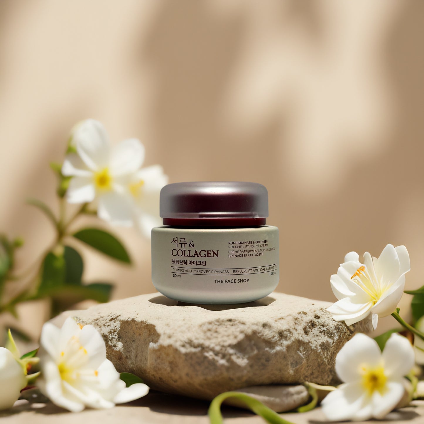 Firming & Plumping | Pomegranate Collagen Eye Cream from The Face Shop – 1.7 fl oz