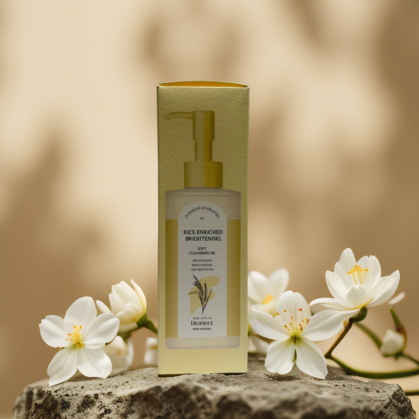 Hydrating & Brightening | Rice Enriched Cleansing Oil from Deoproce – 6.8 fl oz