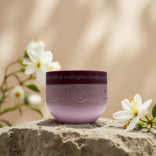 Brightening Body Polish | Goat’s Milk & Collagen Scrub by Cirqa – 21.2 oz