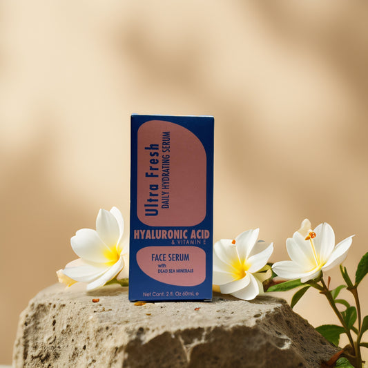 Daily Hydration | Ultra Fresh Face Serum with HA, by Spa Cosmetics – 2.0 fl oz