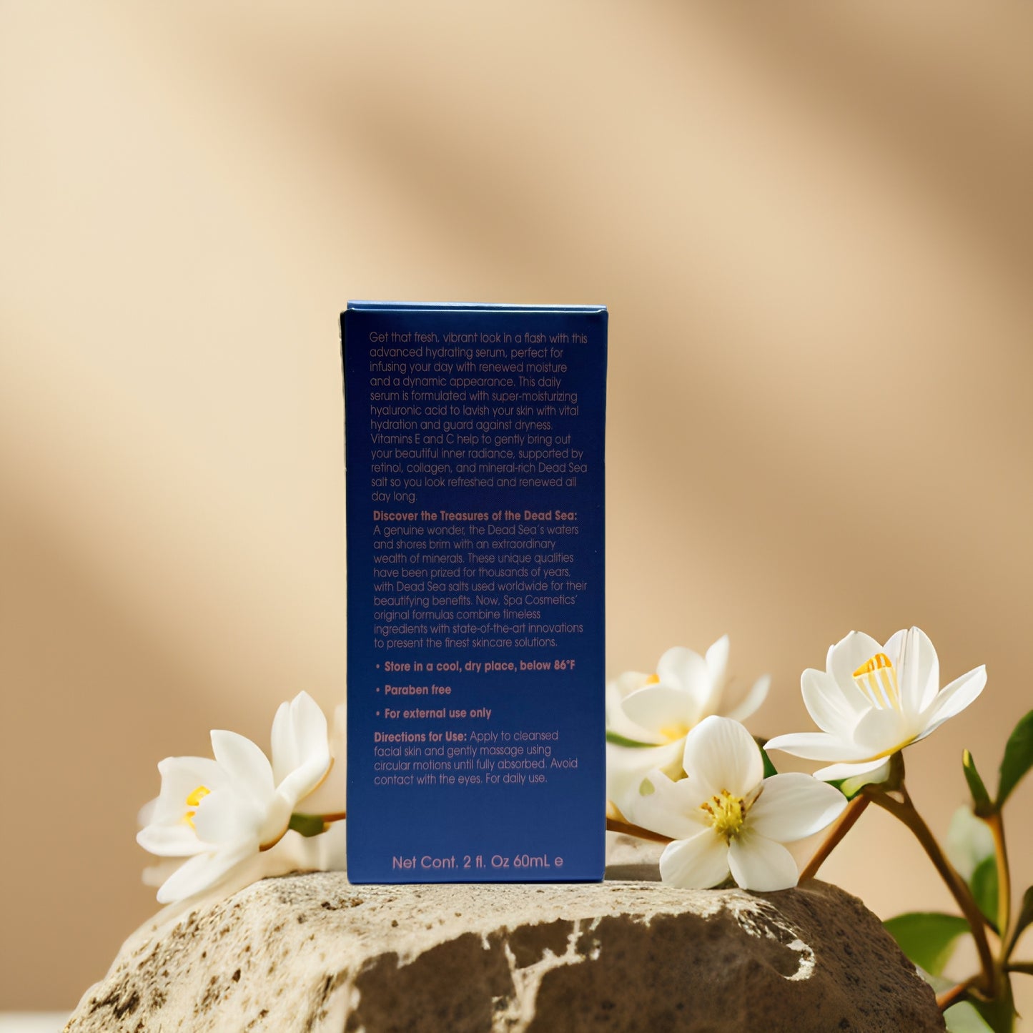 Daily Hydration | Ultra Fresh Face Serum with HA, by Spa Cosmetics – 2.0 fl oz