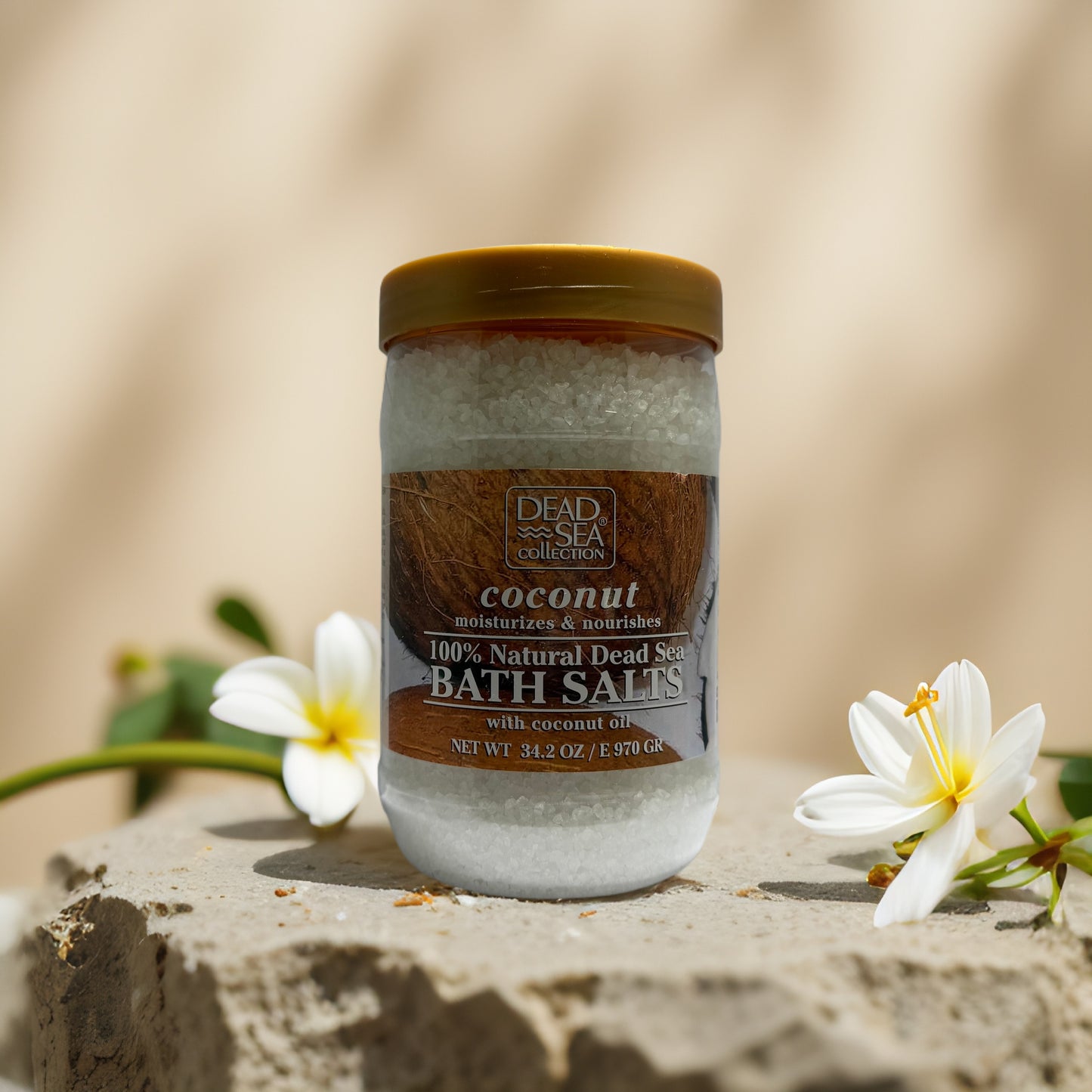 Hydrating Mineral Soak | Coconut Dead Sea Bath Salts by Dead Sea Collection – 34.2 oz