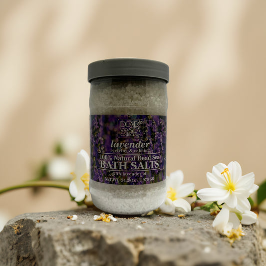 Calming Night Soak | Lavender Dead Sea Bath Salts by Dead Sea Collection – 34.2 oz