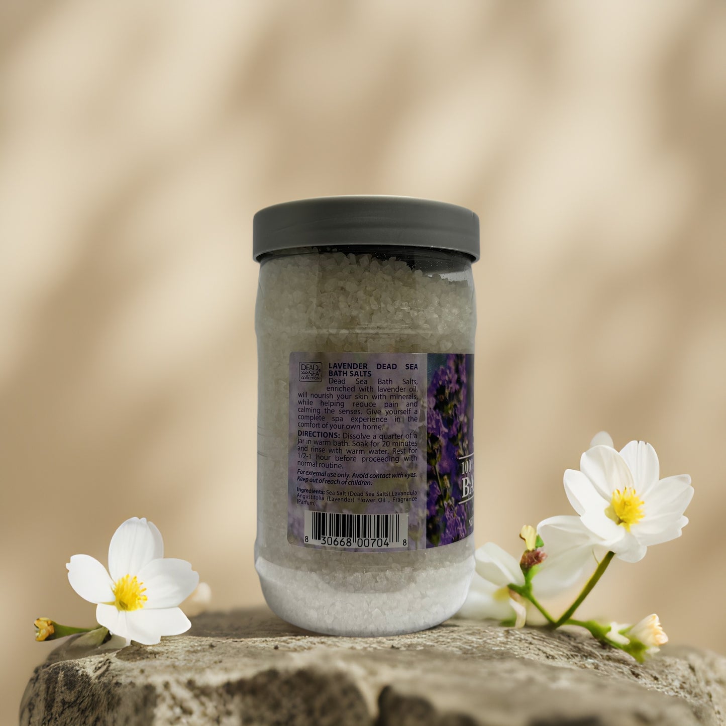 Calming Night Soak | Lavender Dead Sea Bath Salts by Dead Sea Collection – 34.2 oz
