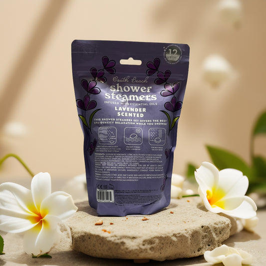 Aromatherapy Relaxation | Lavender Shower Steamers by South Beach – 12 ct