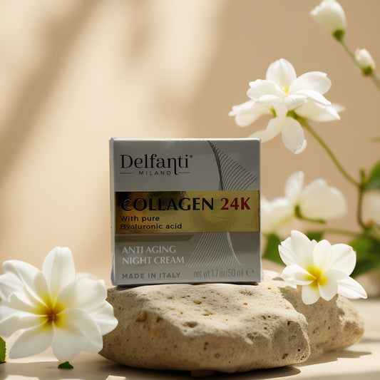 Firming + Radiance | Collagen 24K Night Cream from Delfanti Milano – 1.7 fl oz