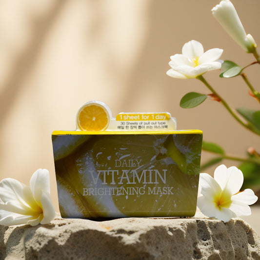 Brightening + Balance | Daily Vitamin Mask by Tenzero – 30 sheet pack