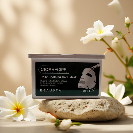 Soothing + Recovery | Cicarecipe Daily Mask by Beausta – 30 sheet pack