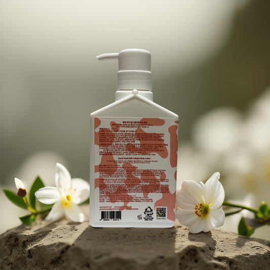 Hydration + Firming | Peach Milk Collagen Body Lotion from Quret – 16.9 fl oz