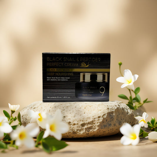 Deep Nourishment + Brightening | Snail & Peptide Cream by Farmstay – 1.9 fl oz