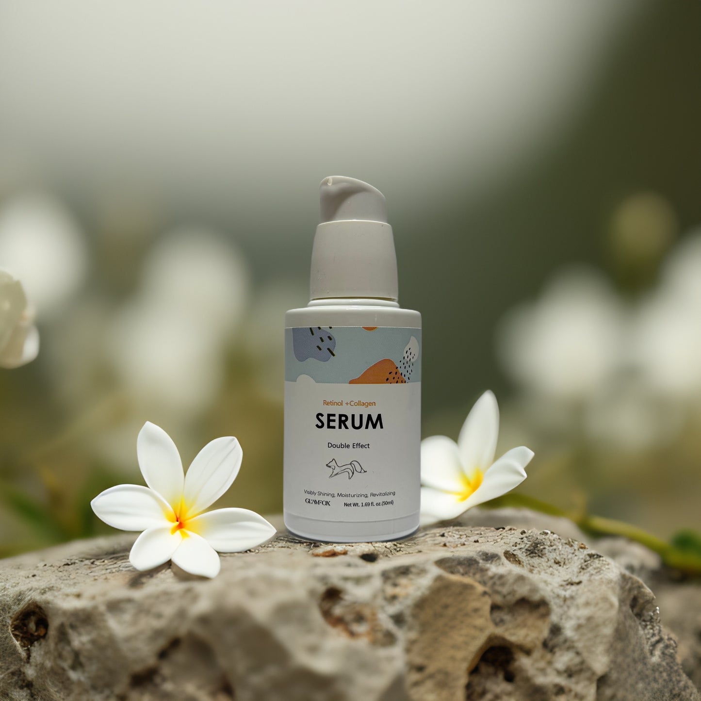 Firming + Moisture Boost | Retinol + Collagen Facial Serum by Glamfox – 1.76 fl oz