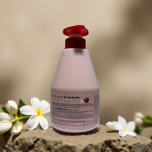 Softening Glow | Strawberry Milk Body Lotion from Welcos – 11.8 fl oz
