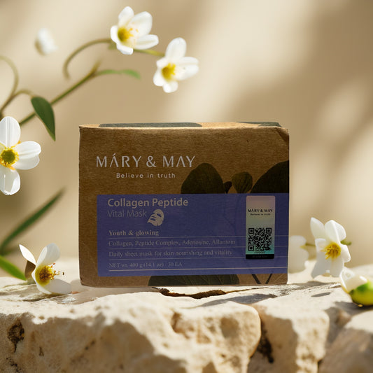 Youthful Glow | Collagen Peptide Vital Mask from Mary & May – 14.1 oz