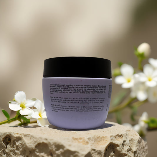 Thickening + Moisture Boost | Biotin B-Complex Hair Mask by Luseta – 16.9 fl oz