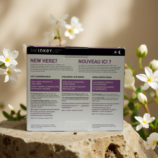 Complete Hydration Routine | The Starter Set by The Inkey List – 3-Piece Kit