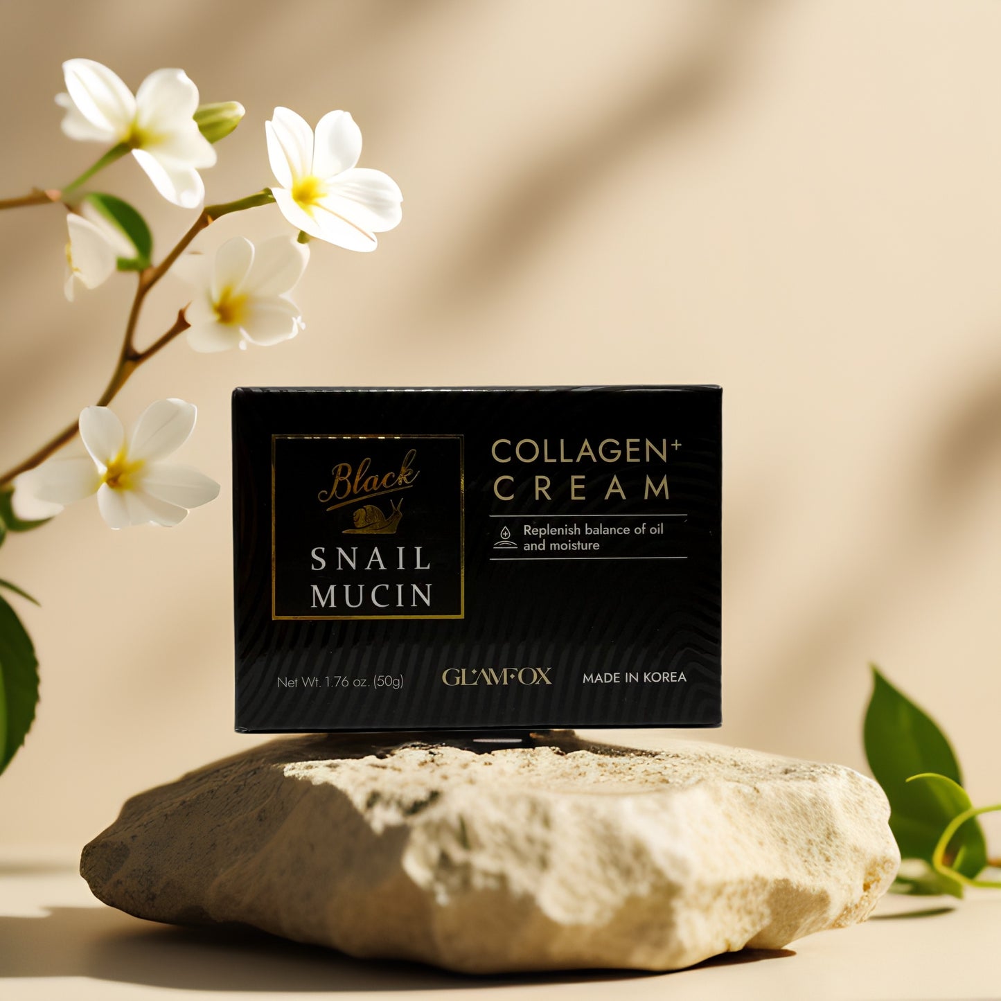 Rejuvenating Repair | Black Snail Collagen Cream from Glamfox – 1.8 fl oz