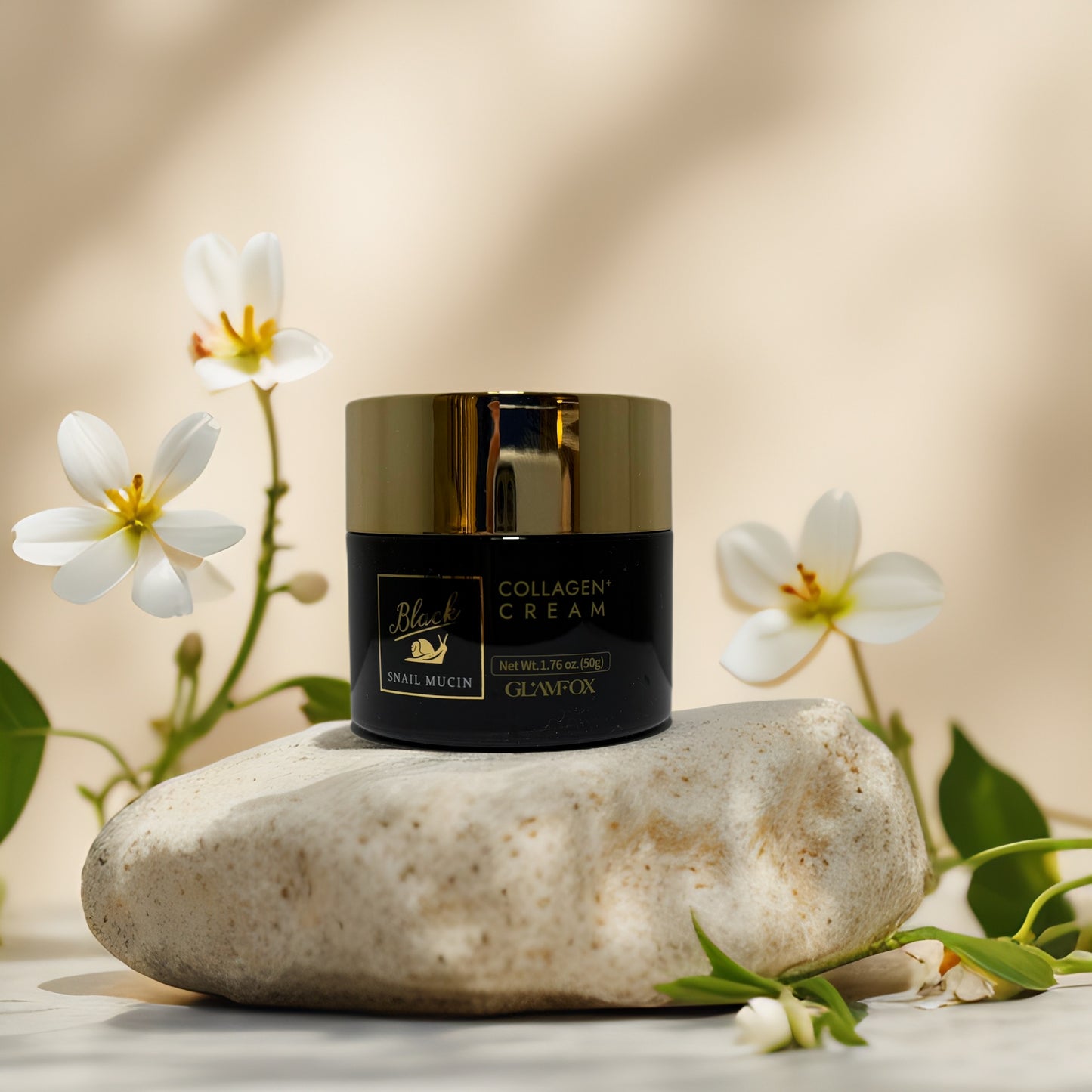 Rejuvenating Repair | Black Snail Collagen Cream from Glamfox – 1.8 fl oz