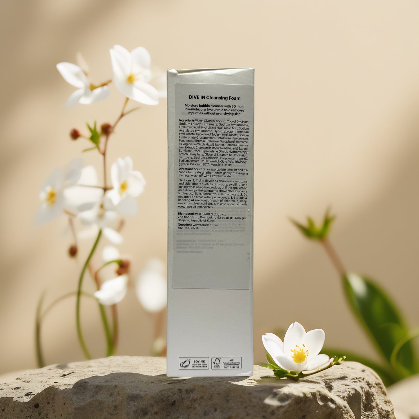 Gentle Hydration | Dive-In Facial Cleansing Foam by Torriden – 5.1 fl oz