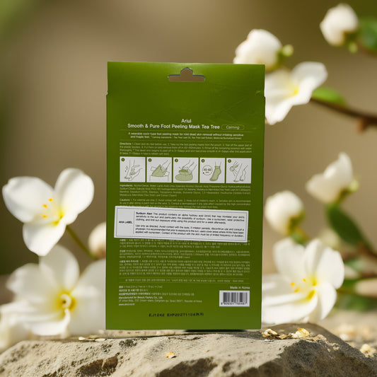 Exfoliate & Soothe | Foot Peeling Mask with Tea Tree by Ariul – 1 Pair