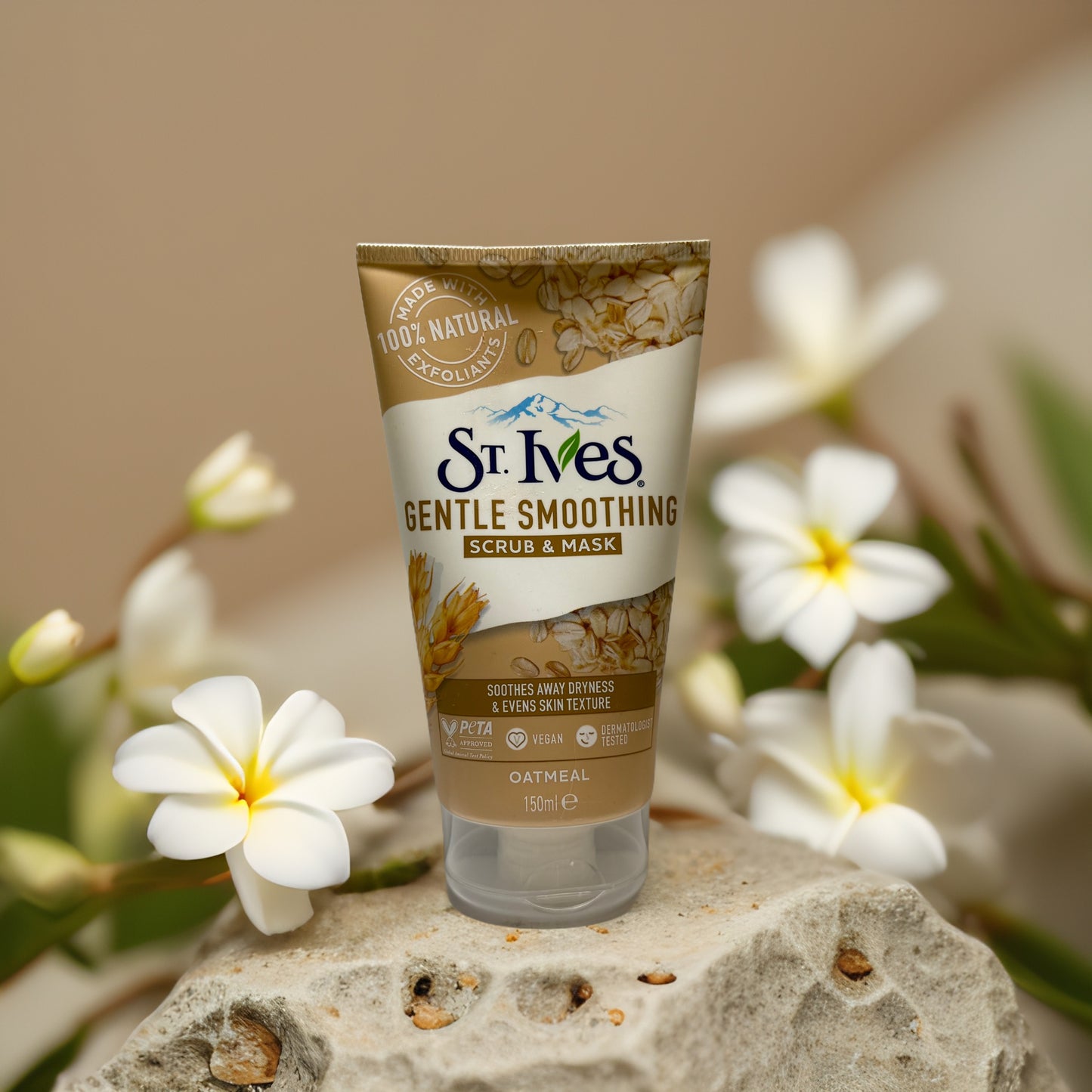 Soothing Texture Renewal | Oatmeal Face Scrub & Mask by St. Ives – 5.0 fl oz