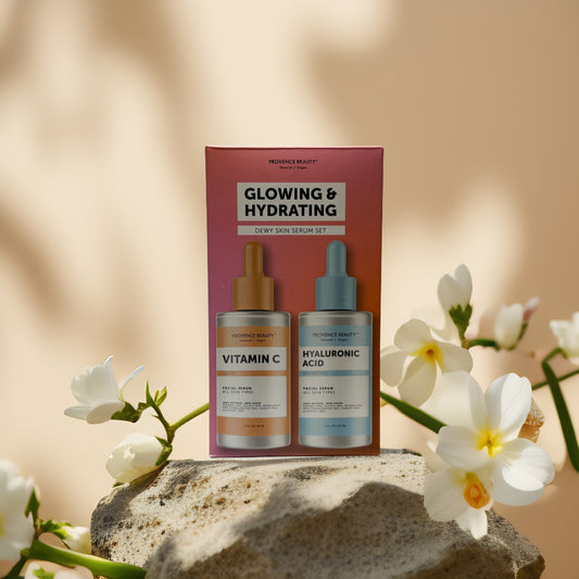 Hydration + Glow Duo | Dewy Serum Set by Provence Beauty – 2 x 1.0 fl oz