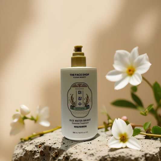 Deep Moisture Recovery | Rice Water Bright Treatment by The Face Shop – 16.9 fl oz