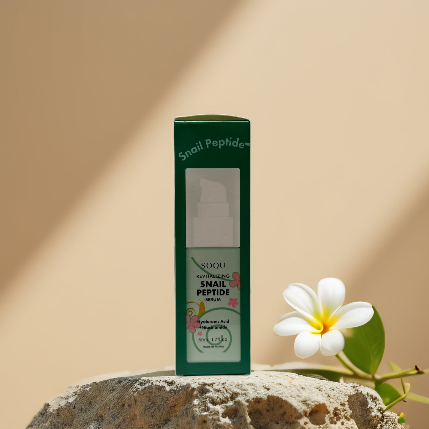 Hydration + Barrier Repair | Snail Peptide Facial Serum by Soqu – 1.7 fl oz