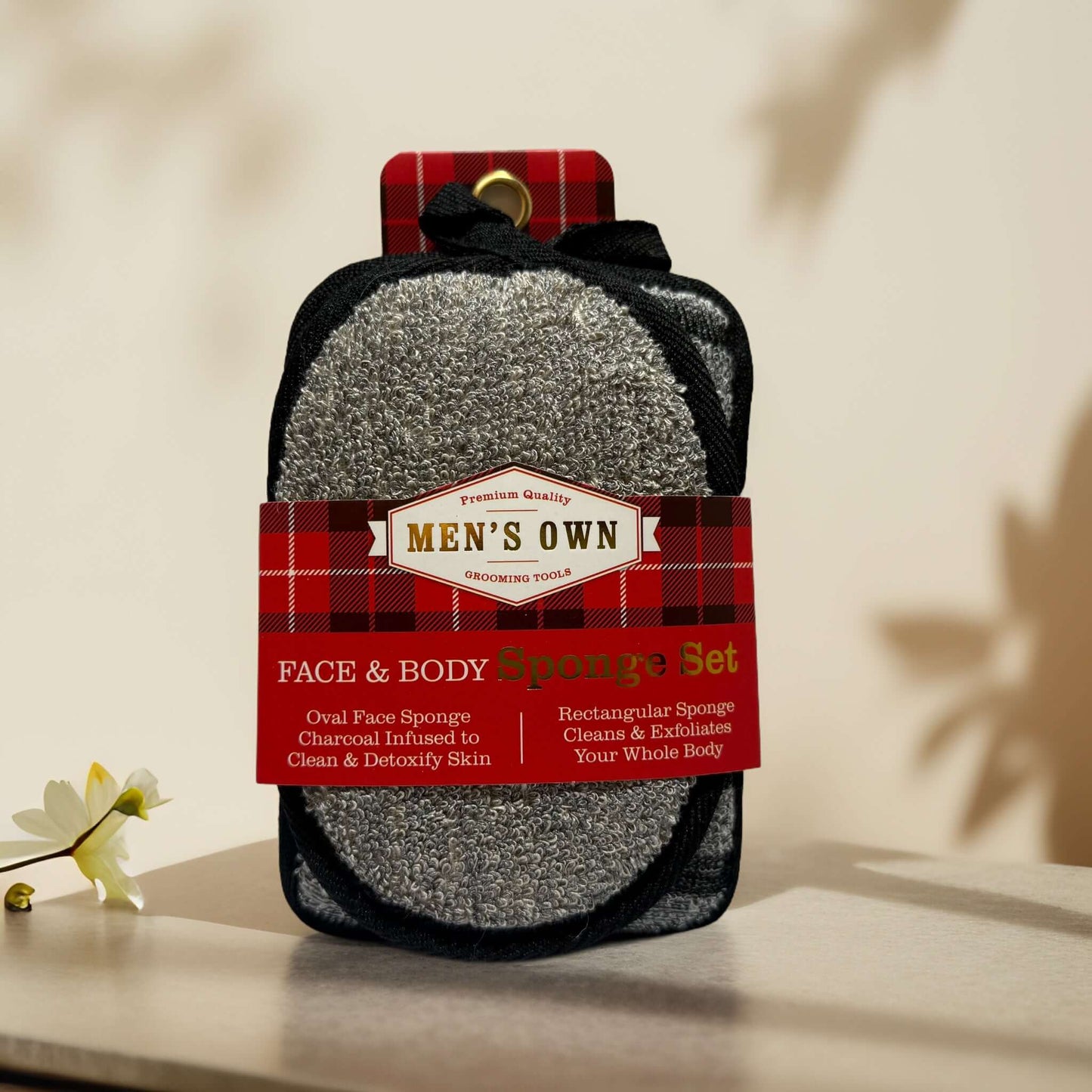 Deep Clean & Exfoliate | Face & Body Sponge Set from Men's Own