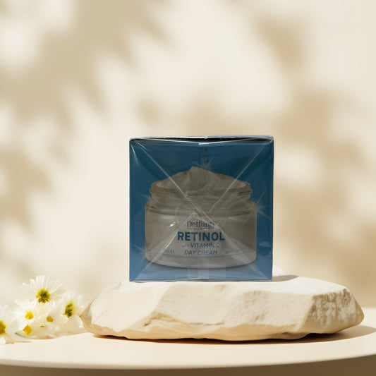 Anti-Aging Radiance | Retinol & Vitamin C Facial Day Cream, by Delfanti - 1.7 oz