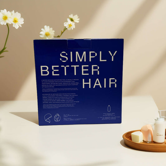 Faster Hair Drying | Aquis Wrap Hair-Drying Tool by Aquis - Steel Blue