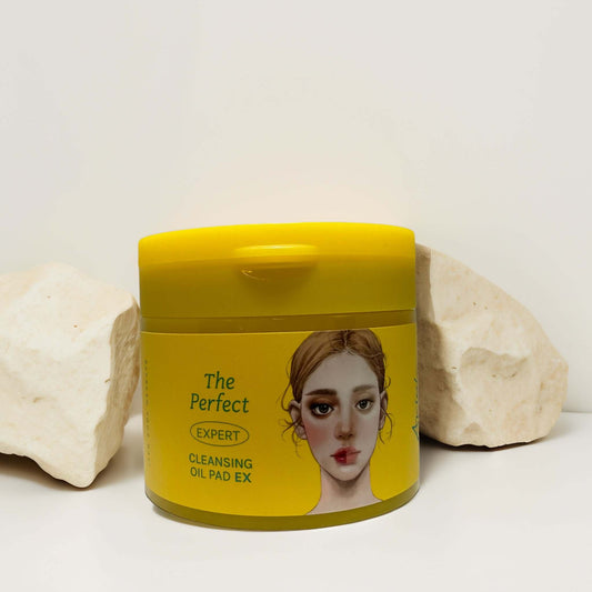 Ariul The Perfect Expert Cleansing Oil Pads in yellow container.